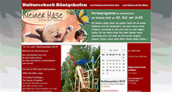 Desktop Screenshot of kulturschock-koenigshofen.de